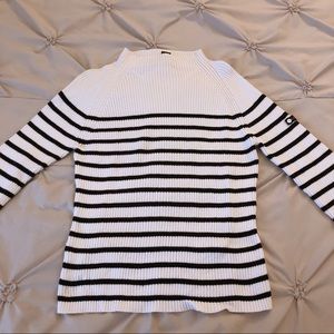 DKNY JEANS stripes sweater